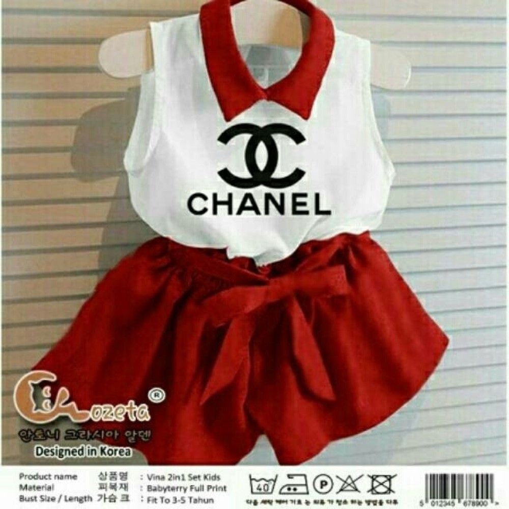 Baju Anak Kd St Vani Chanel Glsl Red Baju Anak Kd St Vani Chanel Glsl Red