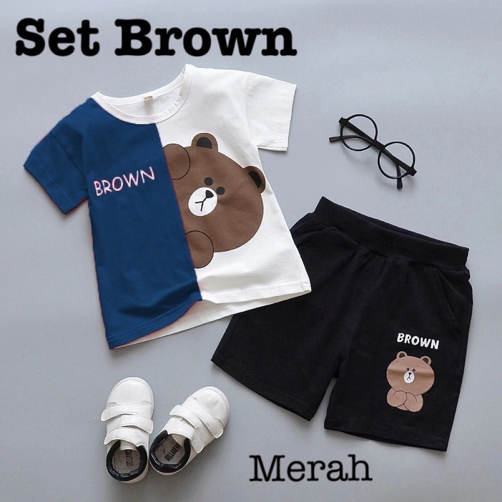 Baju Anak Kd St Brown Ks Navy