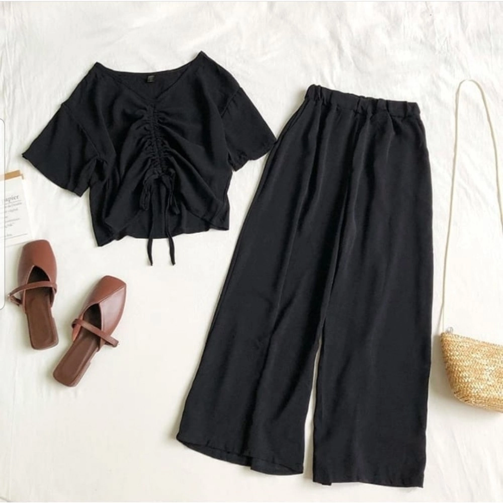 Baju Wanita St Charin Hs Hitam