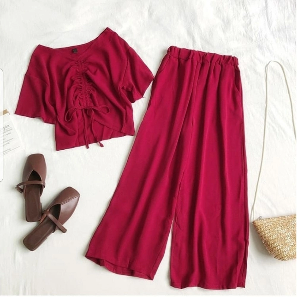 Baju Wanita St Charin Hs Maroon