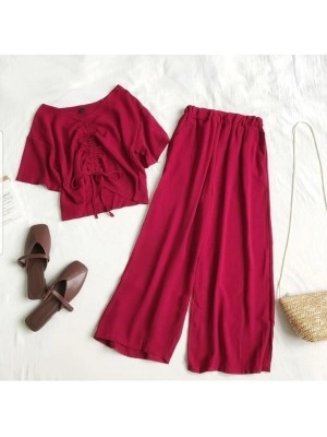 Baju Wanita St Charin Hs Maroon