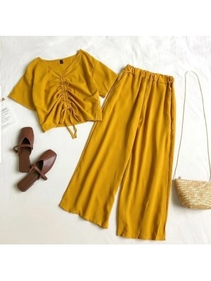 Baju Wanita St Charin Hs Mustard