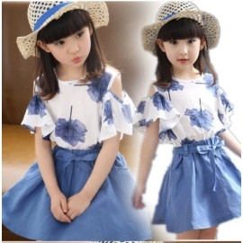 Baju Anak Kd St Flower Or Blue