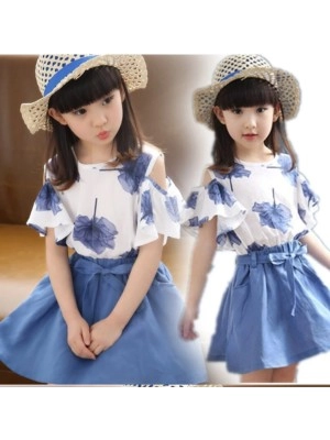 Baju Anak Kd St Flower Or Blue