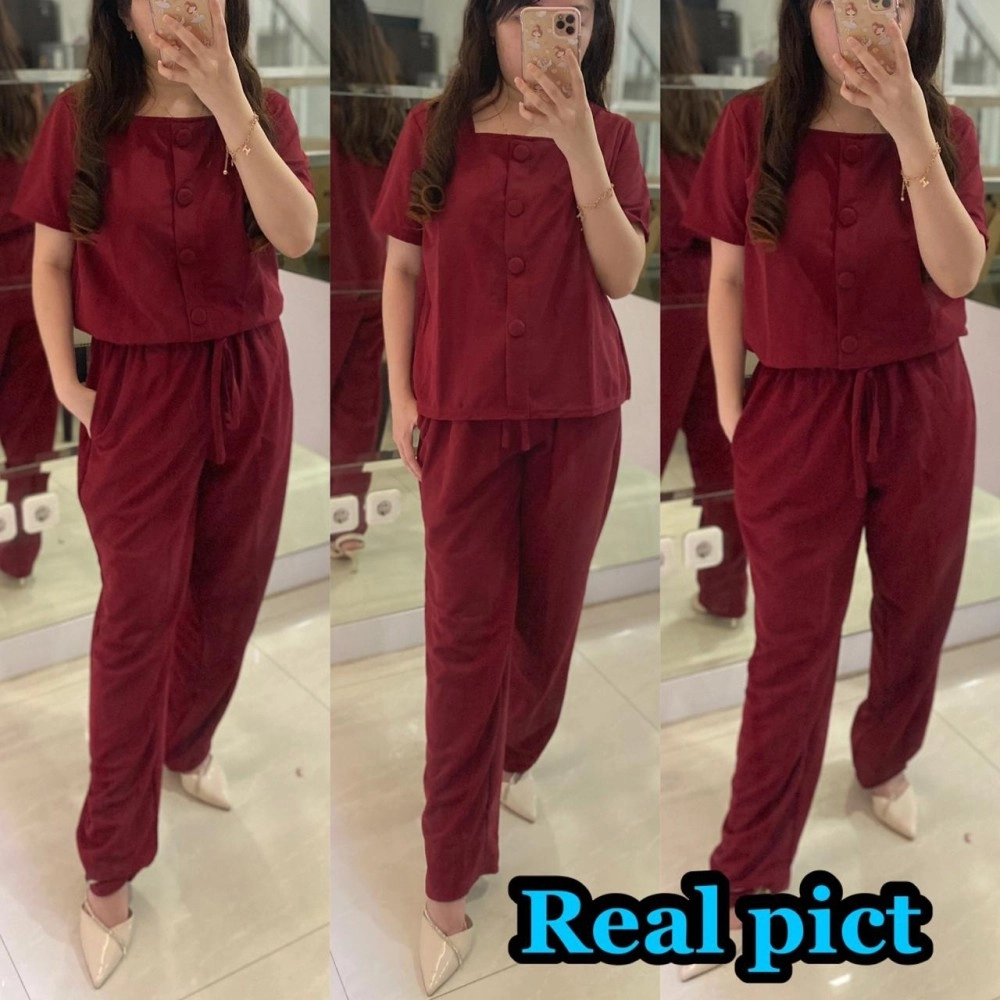 Baju Wanita St Jessy Vl Maroon
