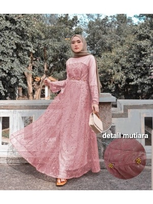 Baju Wanita Hj Maxi Rachel Ra Dusty