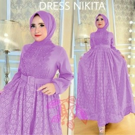 Baju Wanita Hj Drs Nikita Ed Lilac