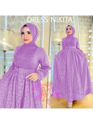 Baju Wanita Hj Drs Nikita Ed Lilac