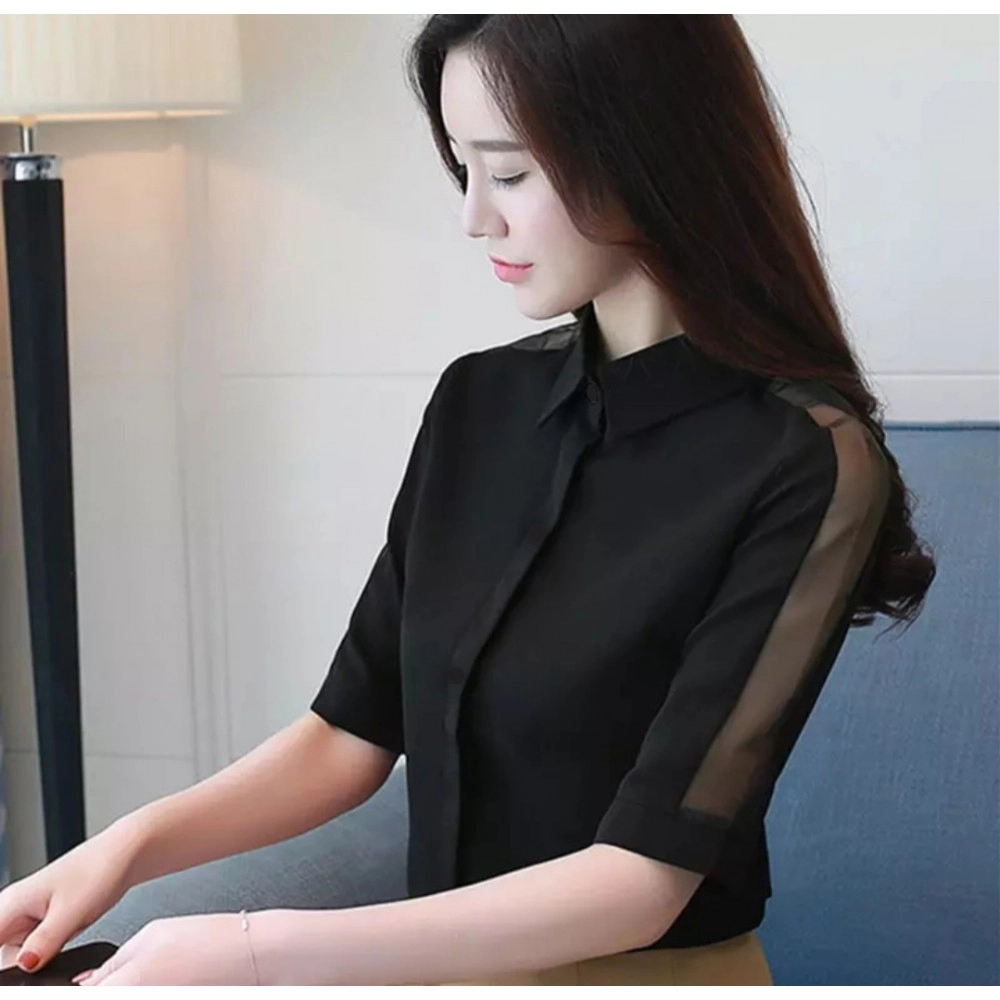 Baju Wanita Kmj Syantik Tile Hitam