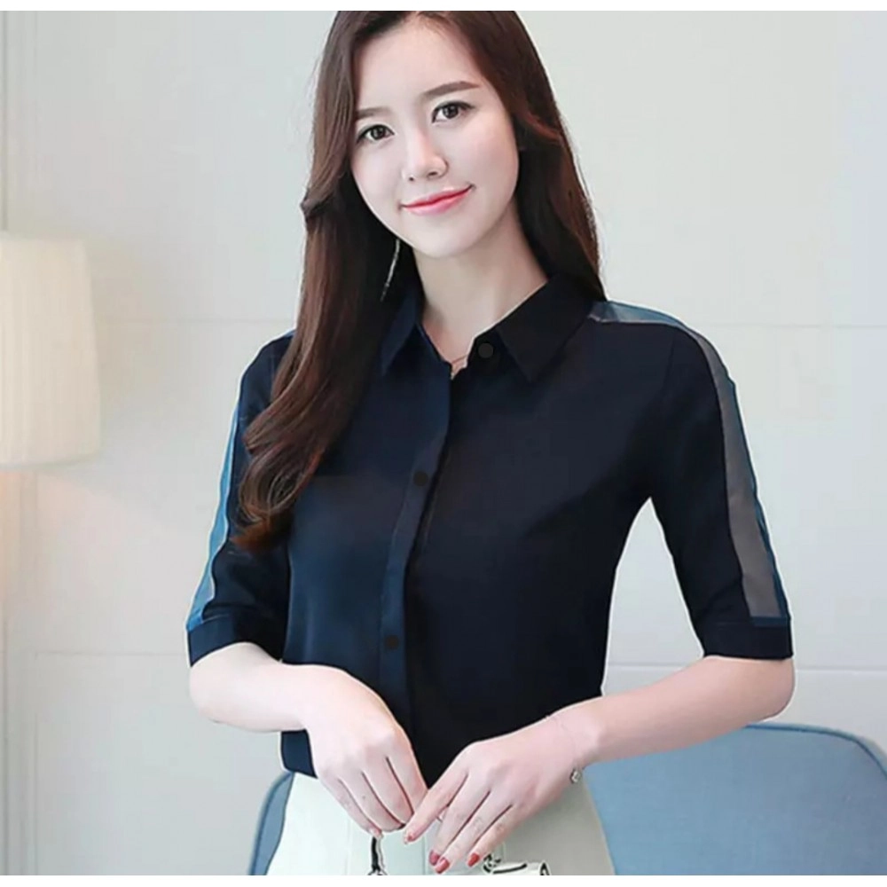 Baju Wanita Kmj Syantik Tile Navy