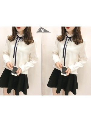 Baju Wanita Kmj Pita Kupu Sm Putih