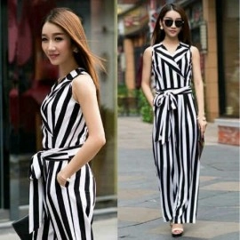 Baju Wanita Js Stripe Spandek To