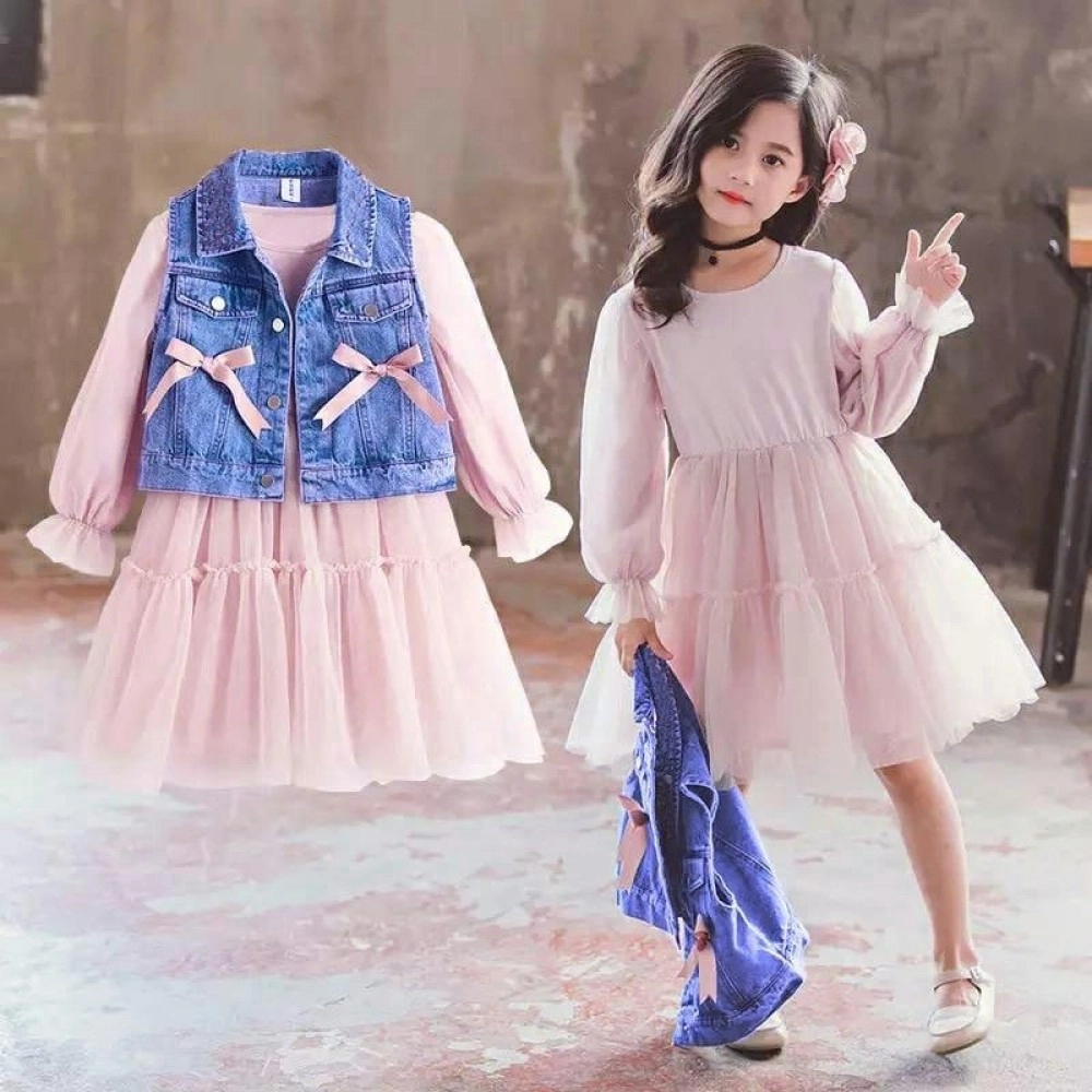 Baju Anak Kd St Trada Denim Biru