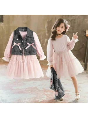 Baju Anak Kd St Trada Denim Ks Hitam