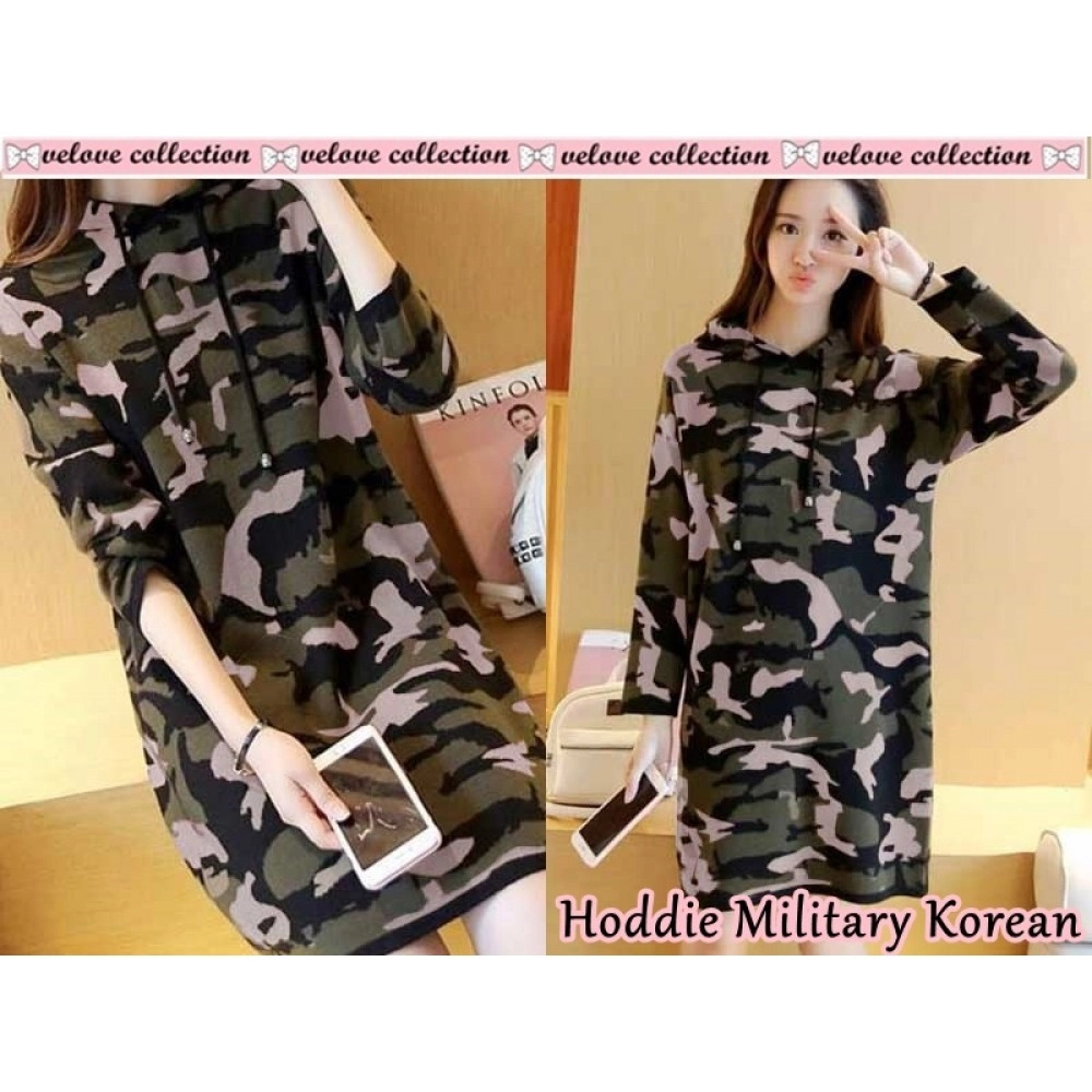 Baju Wanita Drs Jkt Military Hijau Vl