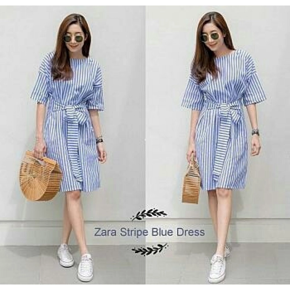 Baju Wanita Drs Zararo Stripe Blue