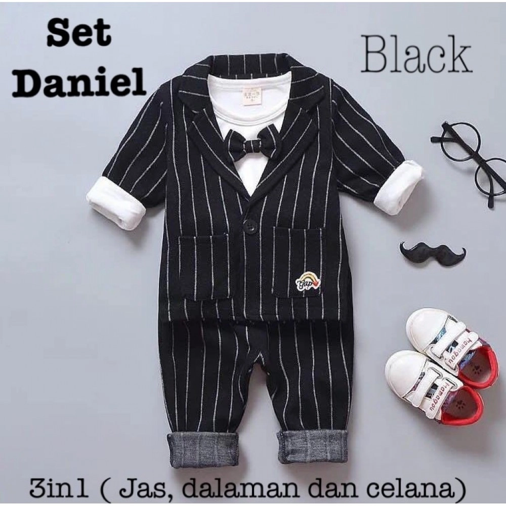 Baju Anak Kd St Daniel Ks Hitam