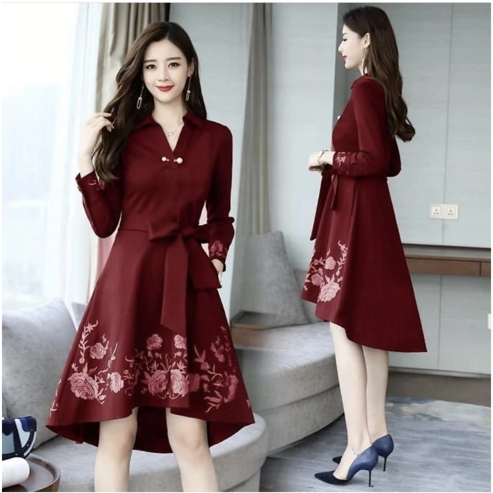 Baju Wanita Drs Vikami Fh Maroon