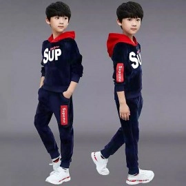 Baju Anak Kd Stelan Kids Sup Navymerah