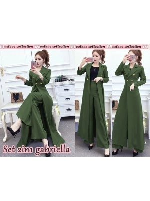 Baju Wanita St 2In1 Gabriela Vl Hijau