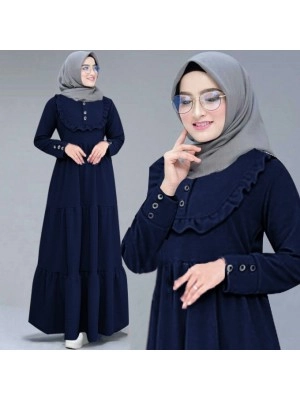 Baju Wanita Hj Gamis Keyla Vl Navy