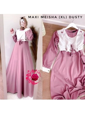 Baju Korea Hj Maxi Meisha Mb Dusty