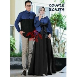 Baju Couple Cp Bonita Navy