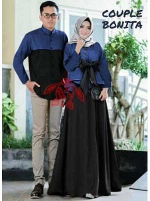 Baju Couple Cp Bonita Navy