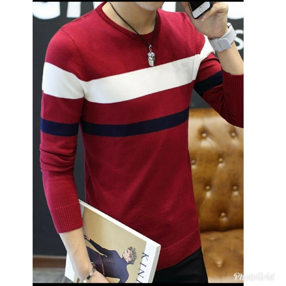 Baju Pria Top Sw Man Rajut London Pp Maroon Baju Pria Top Sw Man Rajut London Pp Maroon