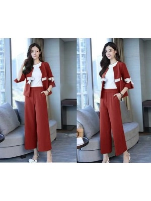 Baju Korea St 2In1 Ribbon Sm.Maroon