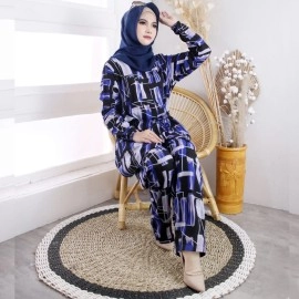 Baju Korea St Alexa On Real Pic Black