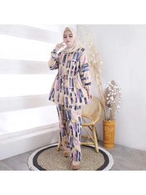 Baju Korea St Alexa On Real Pic Cream