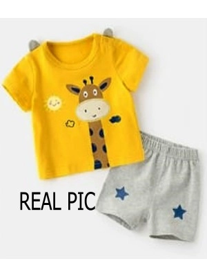 Baju Anak Kd St Girrafe Sm Mustard