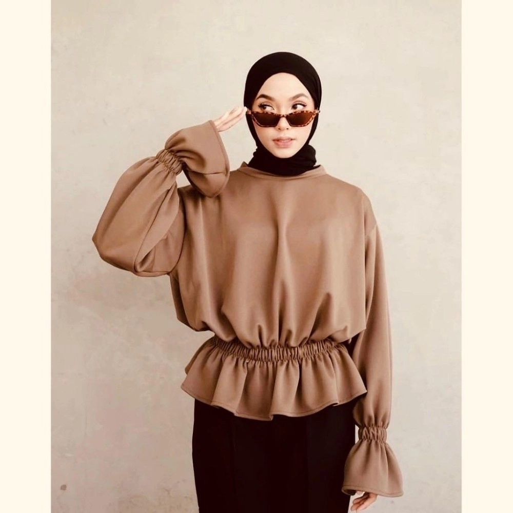 Baju Korea Blouse Anella Oz Coksu