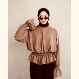 Baju Korea Blouse Anella Oz Coksu