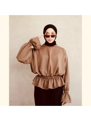 Baju Korea Blouse Anella Oz Coksu