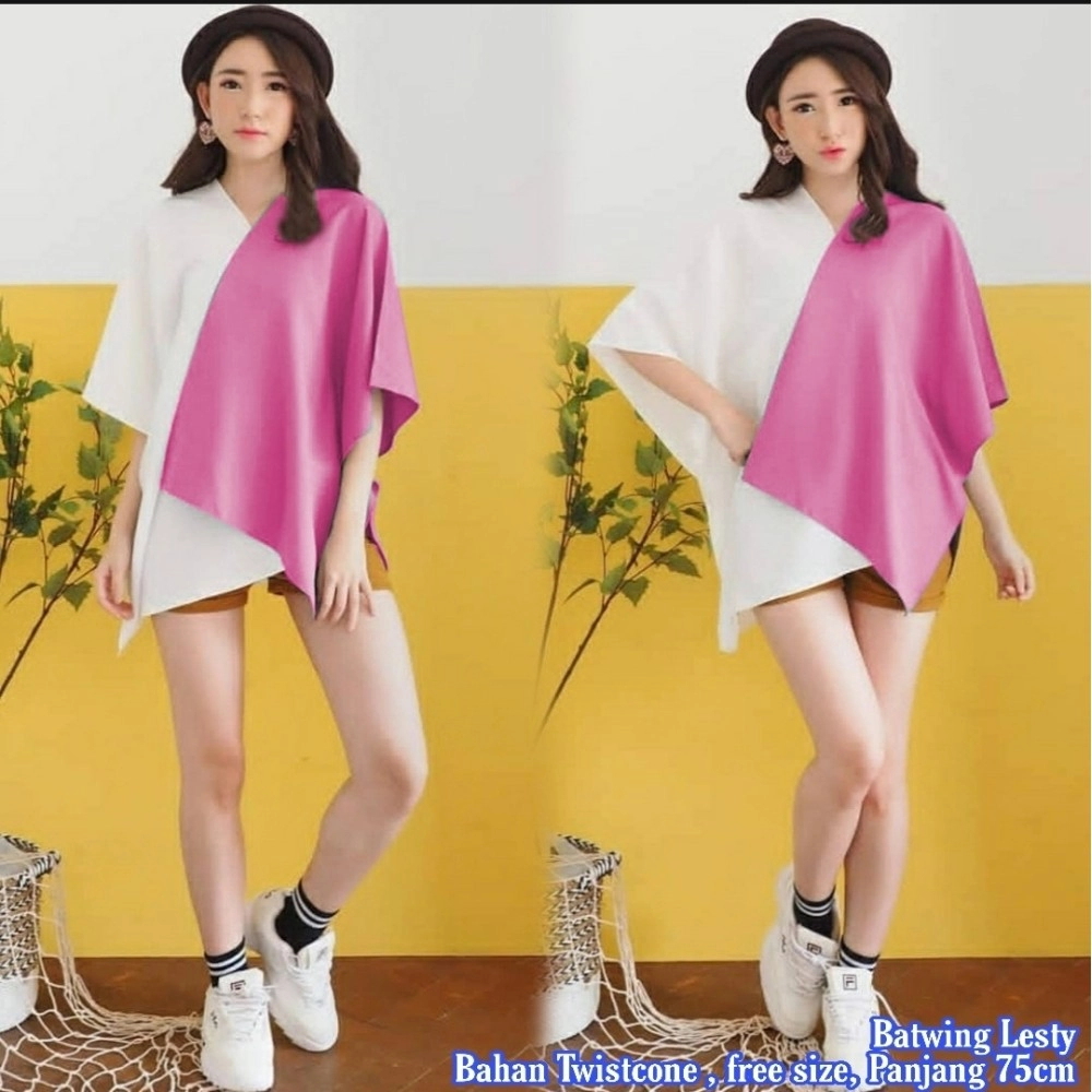 Baju Korea Batwing Lesty Hn Dusty
