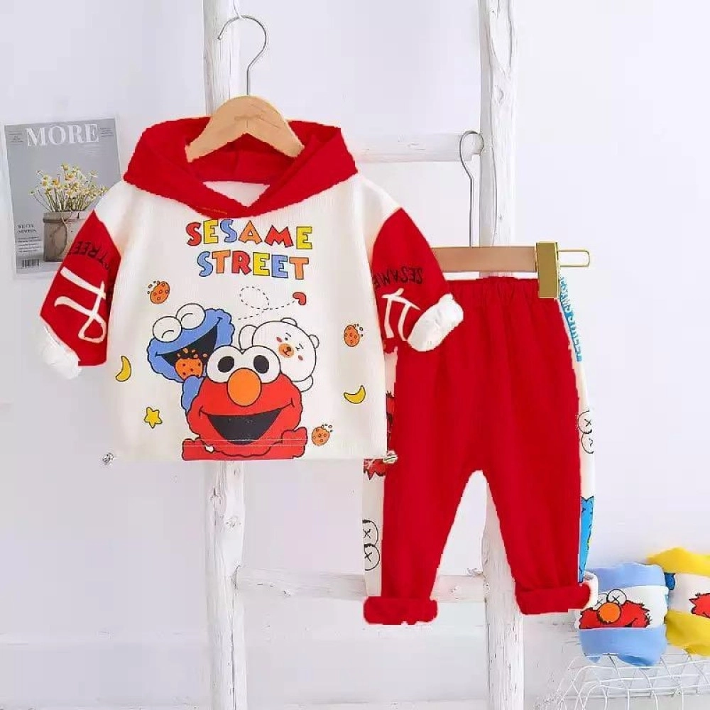 Baju Anak Kd St Sesame Ks Merah