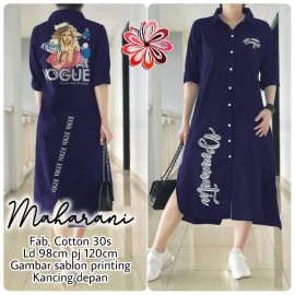 Baju Korea Tunik Maharani Us Navy