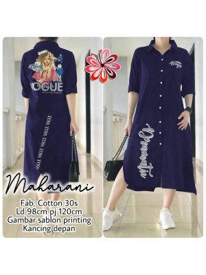 Baju Korea Tunik Maharani Us Navy