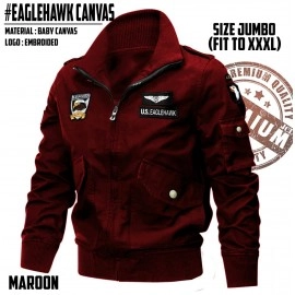 Baju Pria Jumbo Jkt Canvas Jc Maroon