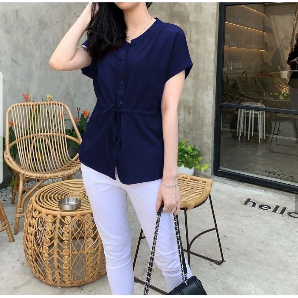 Baju Wanita Kmj Calosa Hs Navy
