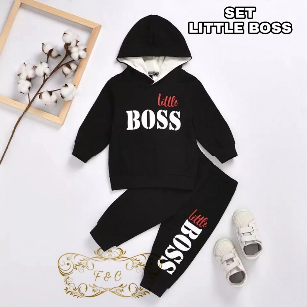 Baju Anak Kd St Little Boss Ff Hitam Baju Anak Kd St Little Boss Ff Hitam