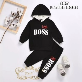 Baju Anak Kd St Little Boss Ff Hitam
