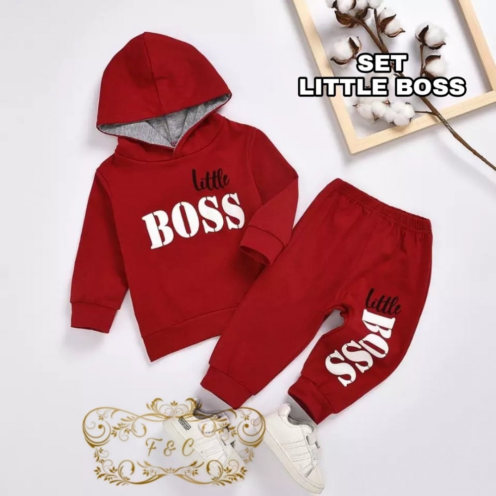 Baju Anak Kd St Little Boss Ff Maroon Baju Anak Kd St Little Boss Ff Maroon