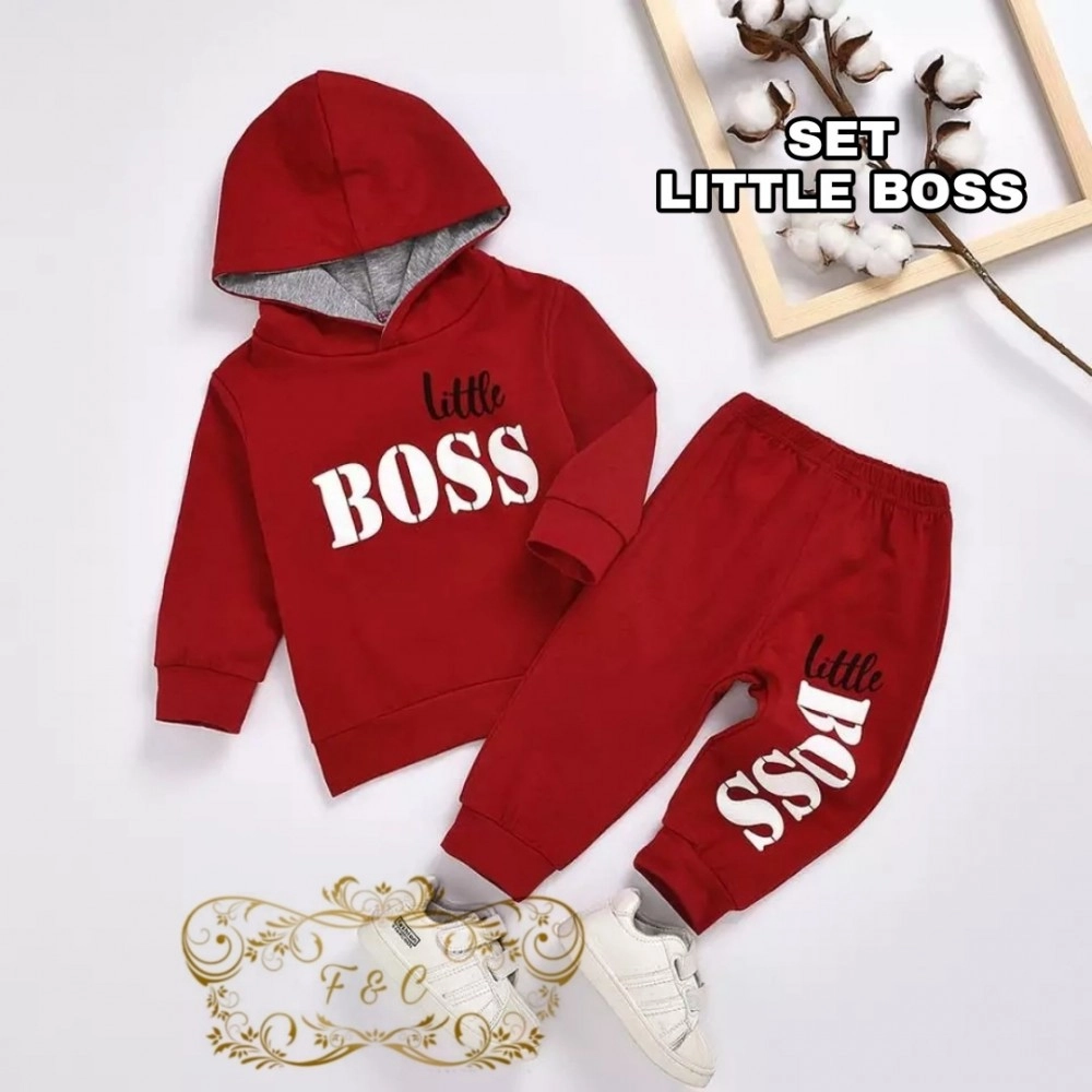 Baju Anak Kd St Little Boss Ff Maroon Baju Anak Kd St Little Boss Ff Maroon