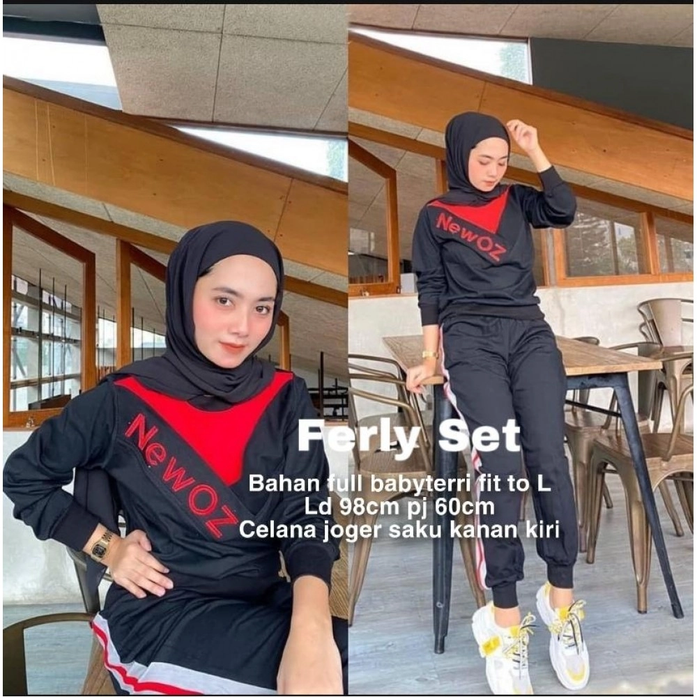 Baju Wanita St Ferly Ms Hitam