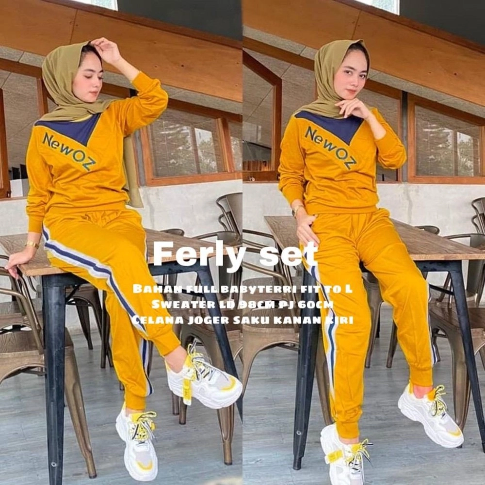 Baju Wanita St Ferly Ms Mustard