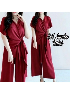Baju Wanita Jumbo St Raini Hn Maroon