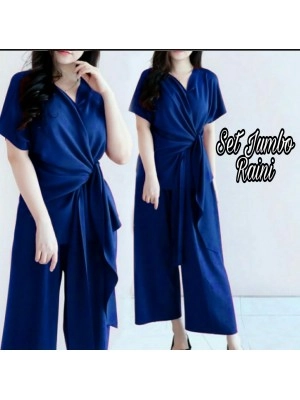 Baju Wanita Jumbo St Raini Hn Navy